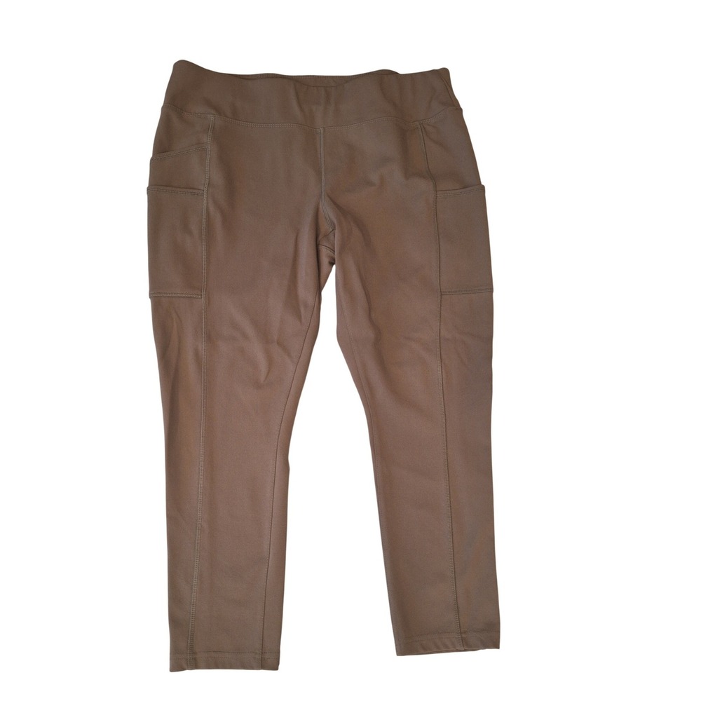 Carhartt Women's Fitted Force Utility Crop Leggings Olive Green Size L
